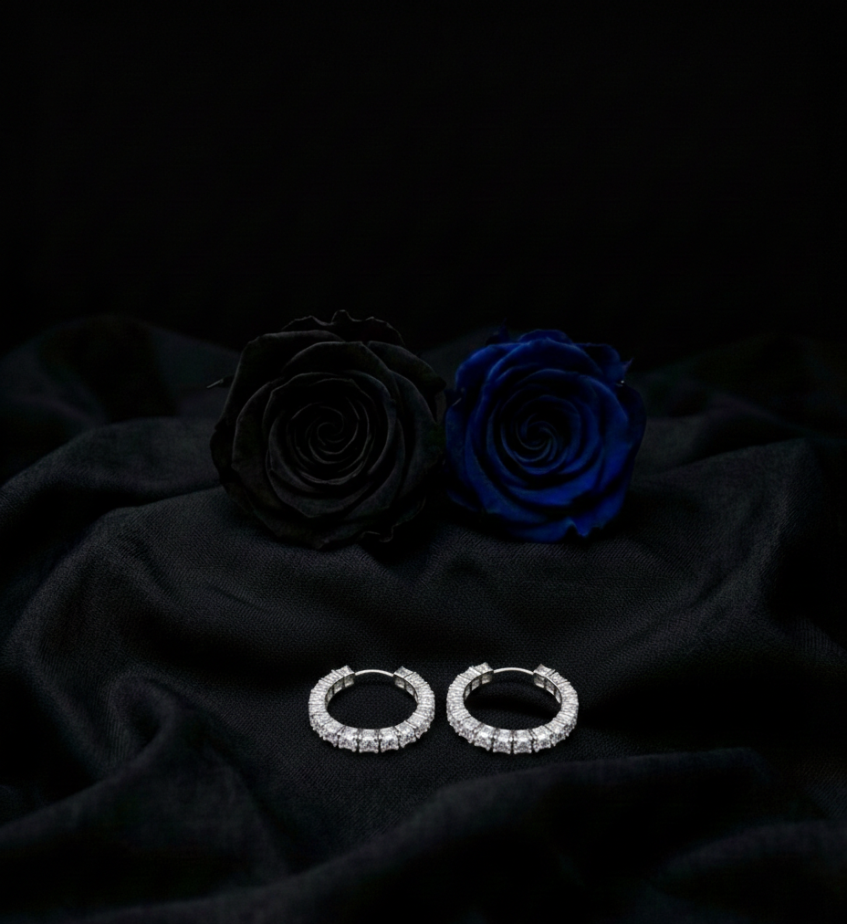 Premium Zircon Taş Detaylı Küpe