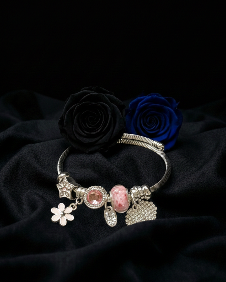 Charmlı Zircon Taşlı Premium Bileklik